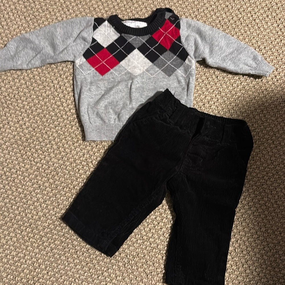 Boys Pant & Sweater Set